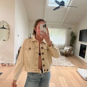 Free People Cream Jacket
